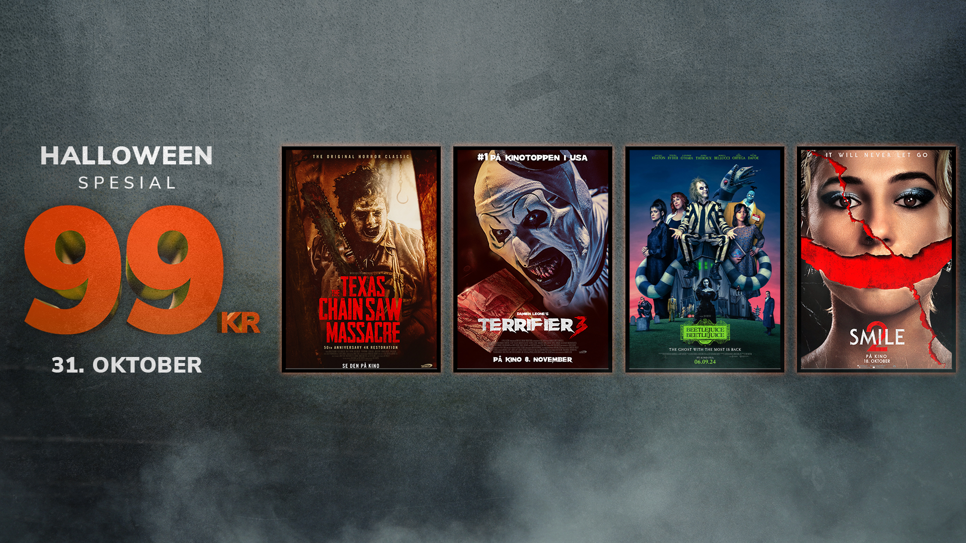 Halloween-spesial: Skrekk og gru til 99 kr på ODEON Kino