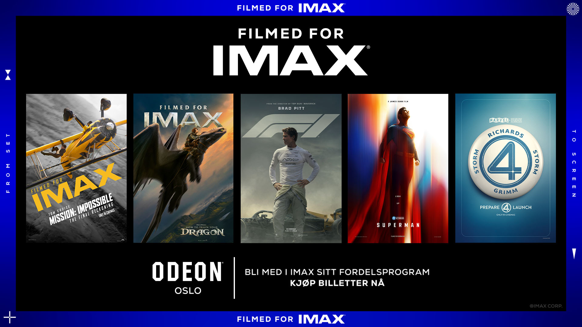 Se IMAX i sommer – bli medlem og få fine belønninger