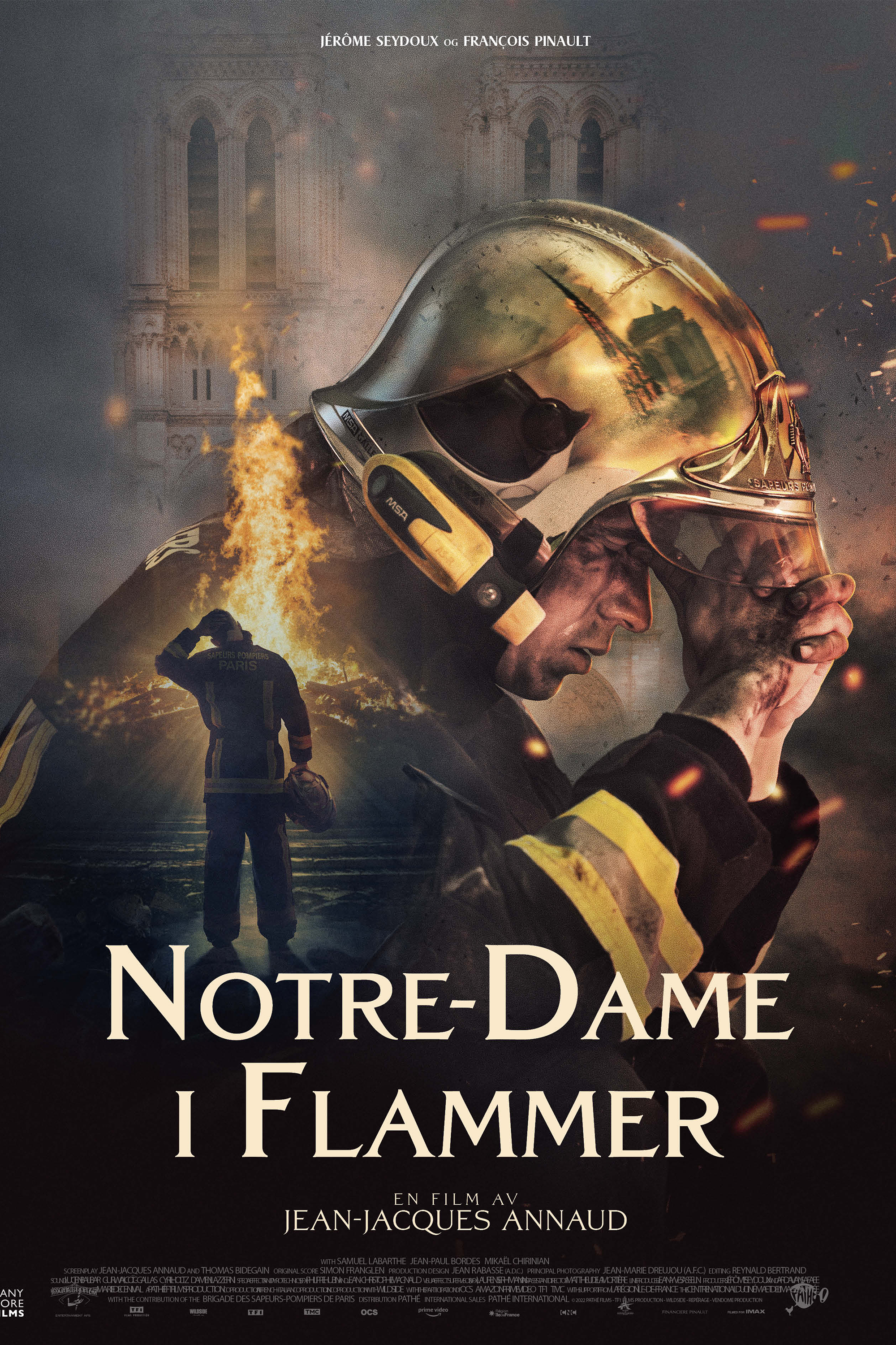 Notre-Dame i flammer