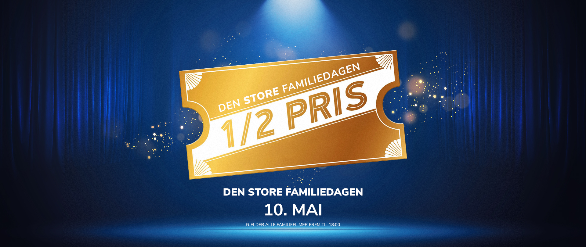 Den store familiedagen: Se film til halv pris