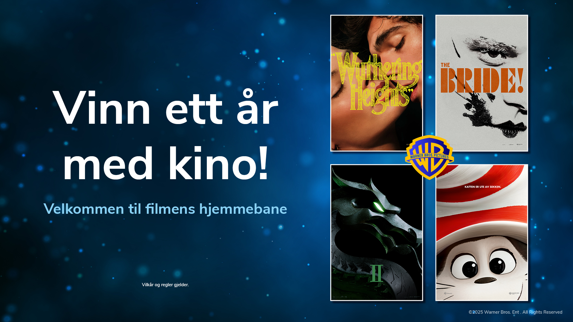 Konkurransen er avsluttet: Vinn ett år med kino!