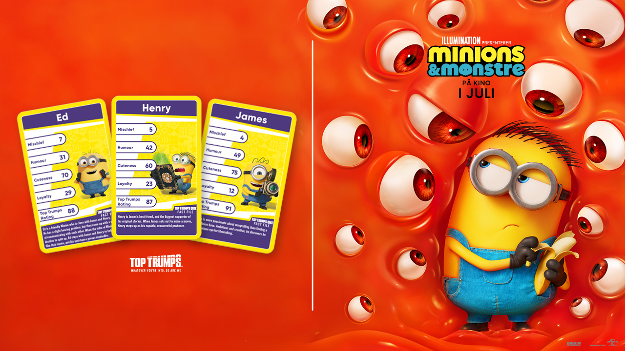 Kjøp billett til Minions & Monstre – få samlekort!