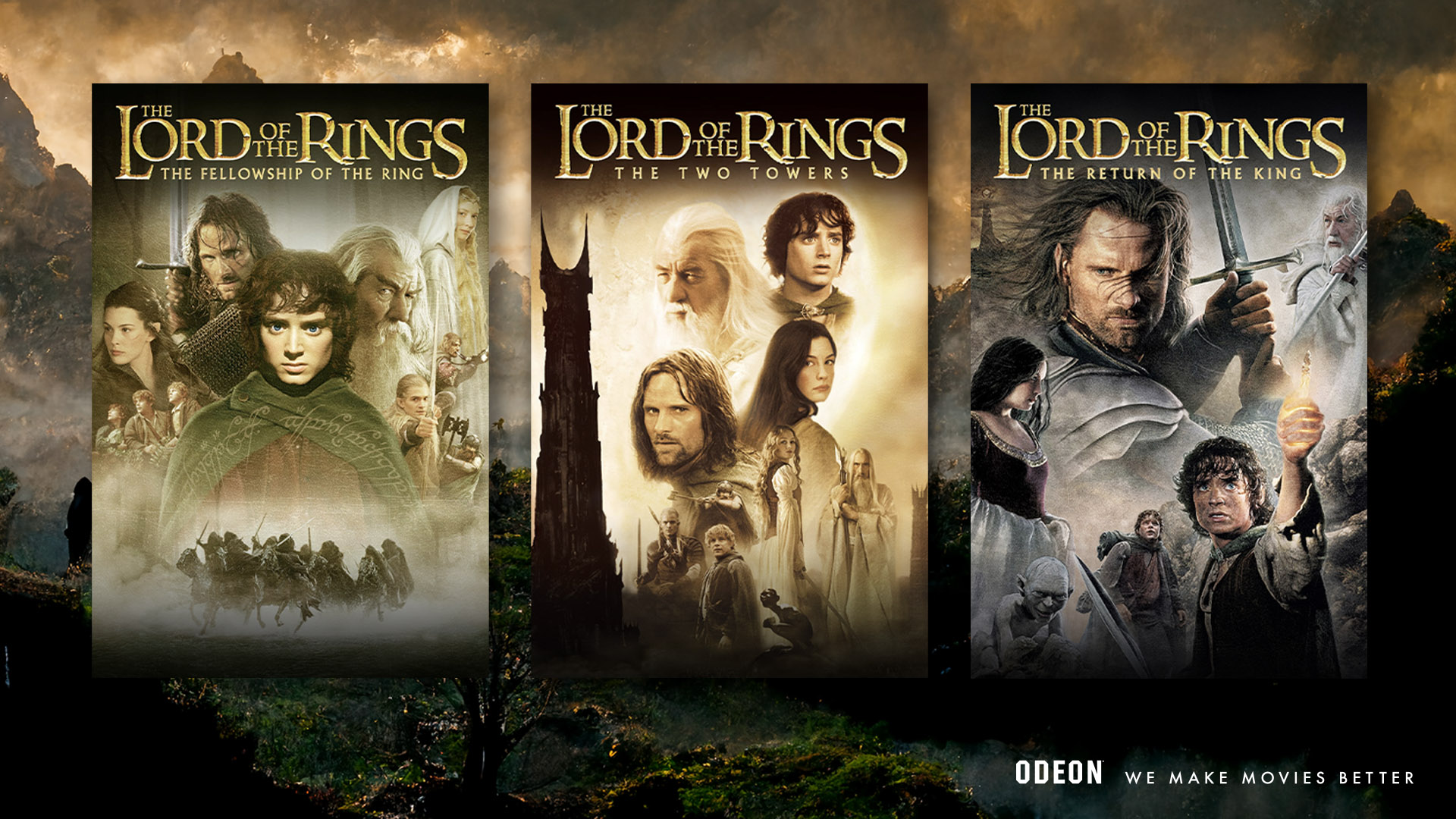 I påsken går vi på kino - Se hele Ringenes herre-trilogien!