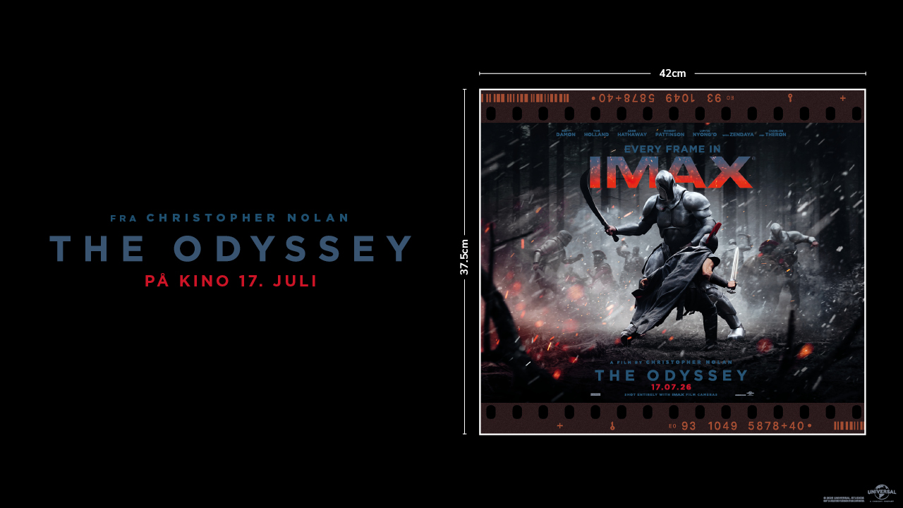 Kjøp billett til The Odyssey i IMAX® – få en eksklusiv plakat