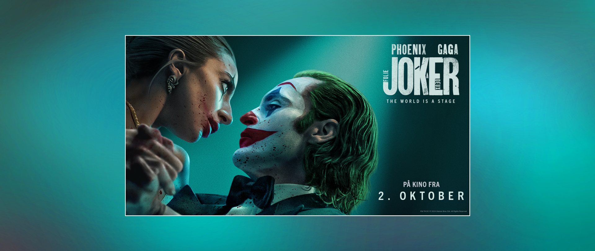 Kjøp billett til  Joker: Folie a Deux og vinn ett år med kino